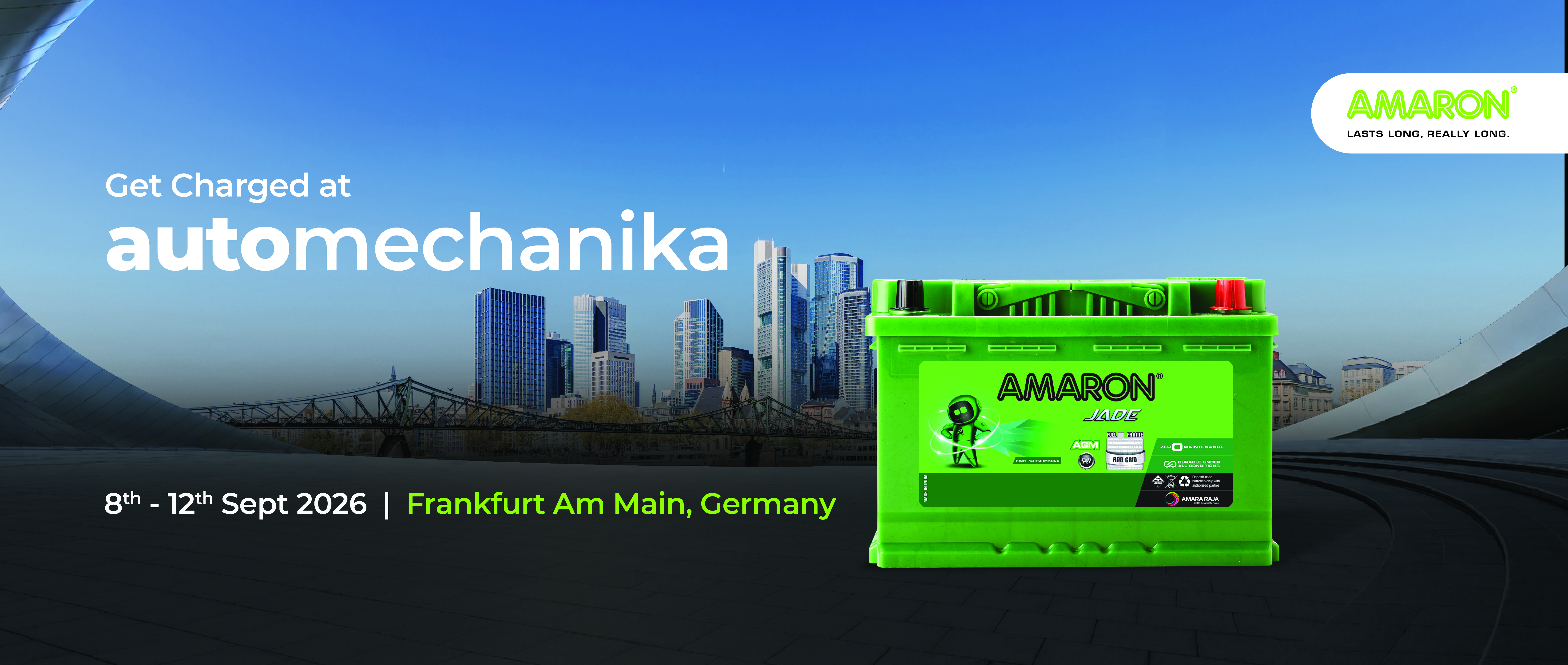 Amaron Automechanika Frankfurt Banner